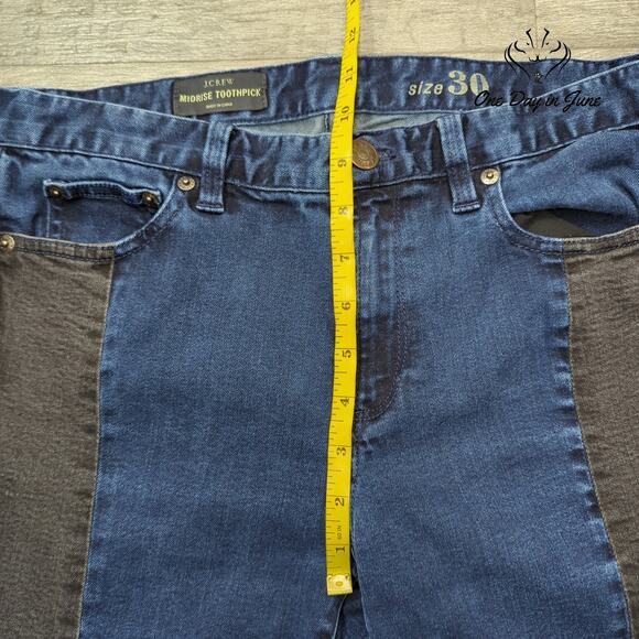 J.Crew Mid Rise Toothpick Jeans Size 30 (10) - Picture 4 of 6